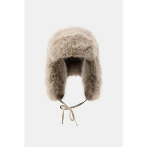ZARA FAUX FUR AVIATOR HAT